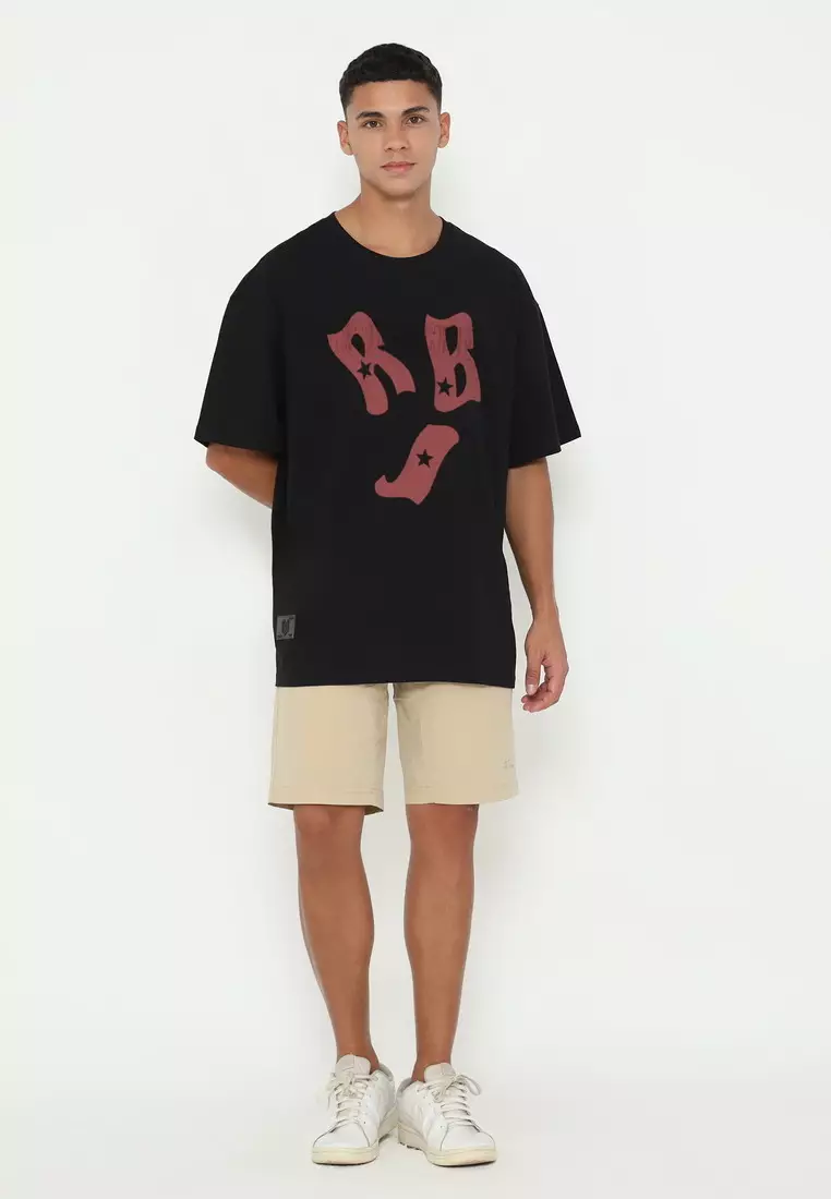 POLICE Celana Pendek Cargo Parasut Kantong Zipper Regular Fit Pria