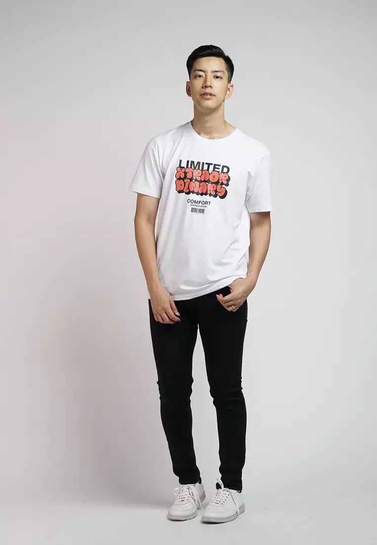 XTRAORDINARY T-Shirt Cotton Spandex Pria 48090