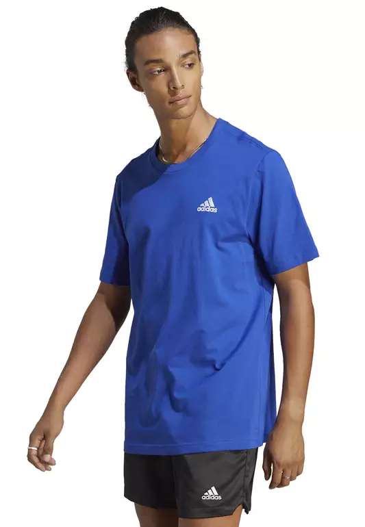Essentials Single Jersey Embroidered Small Logo T-Shirt