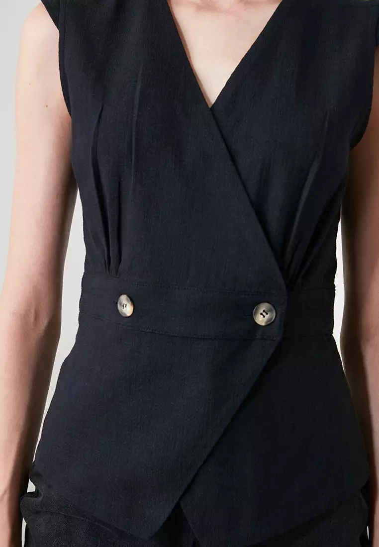 Double Button Blouse