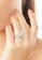 SHANTAL JEWELRY grey and white and silver Cubic Zirconia Silver Ribbon Ring SH814AC69RTQSG_2