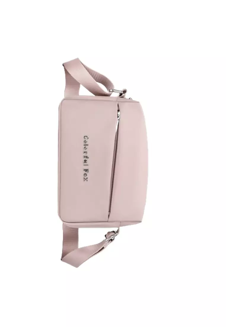Tas Selempang Wanita Sling Bag Wanita Shoulder Bag Wanita ORIGINAL - Silvery Pink
