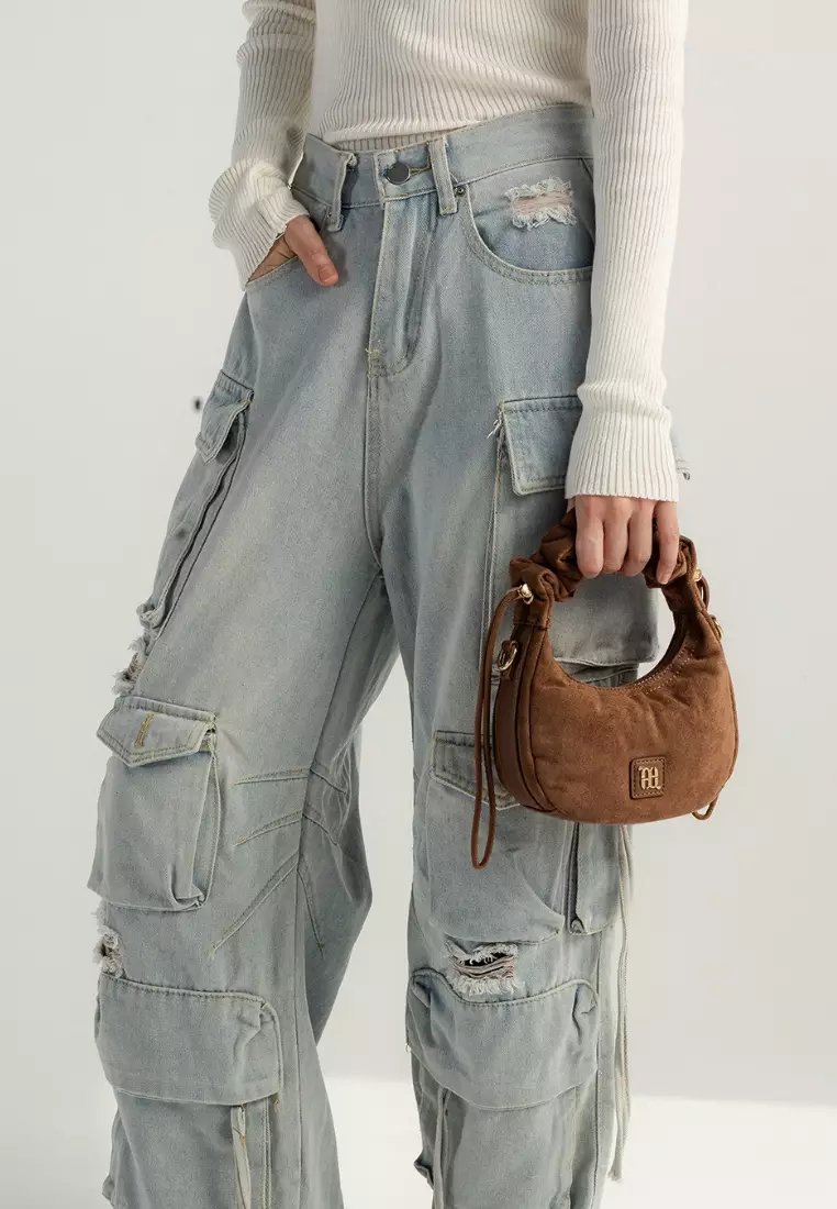 Fuffa Micro 2.0 Bag Suede - Brown