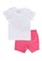 PUMA pink Minicats Tee And Shorts Babies' Set 5A344KAFF549D9GS_2