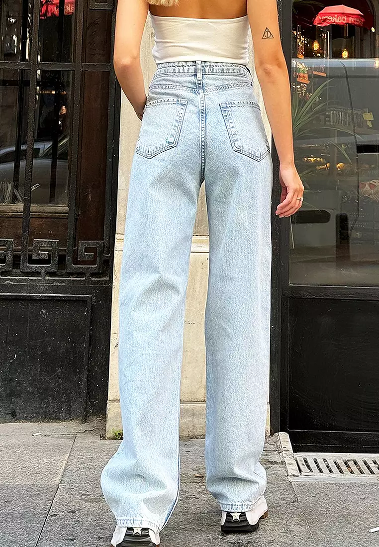 Buy Alacati Straight Cut Jeans 2025 Online | ZALORA