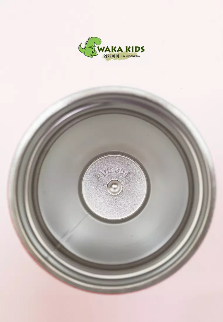 Wakakids Botol Minum Termos Stainless Steel Tumbler Cup Karakter Sanrio Cinnamoroll Biru dengan Gantungan Lucu K2356 500ml Venrc