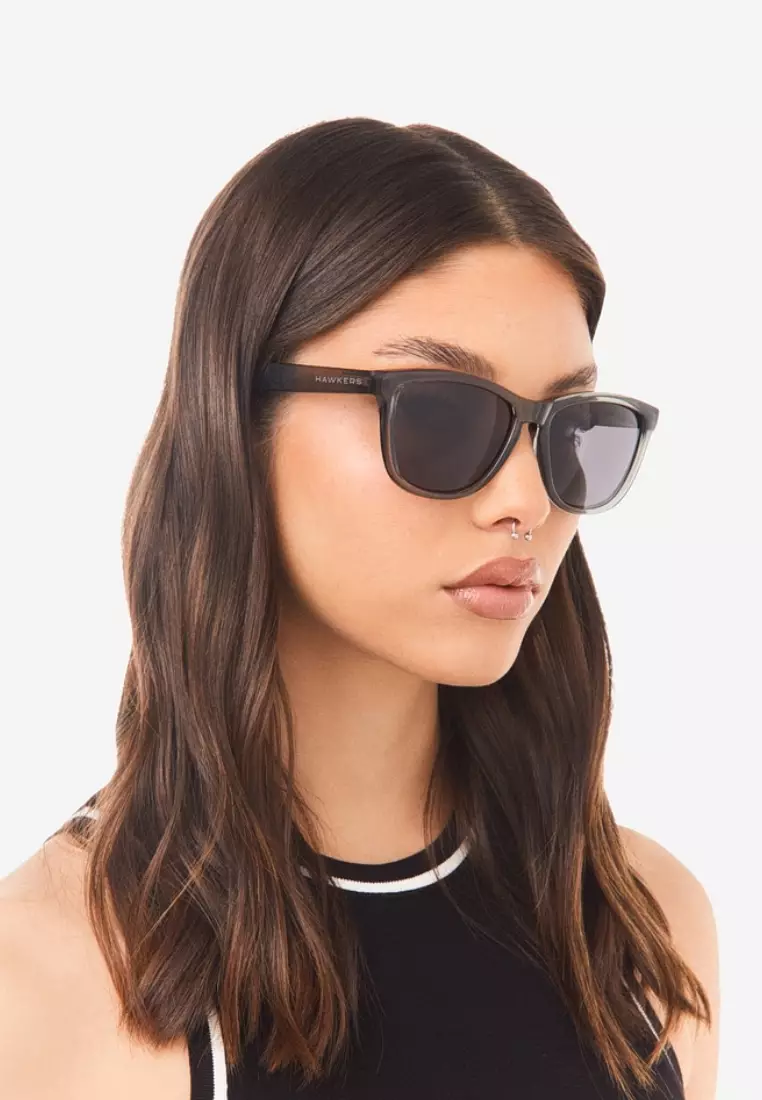 One Raw - Black Transparent Dark Sunglasses for Men and Women, Unisex. Official Product designed and Made in Spain