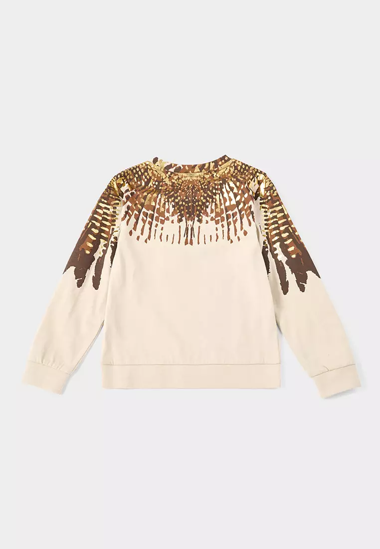 Valdivian Eagle Gold Foil Print Sweatshirt