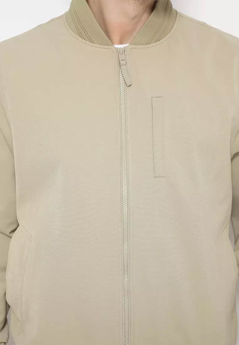 Jack Nicklaus Winner Jacket Pria Regular Fit Sand