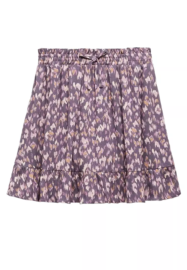 Child's Elastic Waist Ruffled Skirt