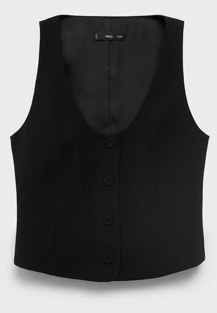 Suit Waistcoat With Buttons