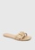 Milliot & Co. beige Antoinette Rounded Toe Sandals BF4C0SH1BD68AAGS_2