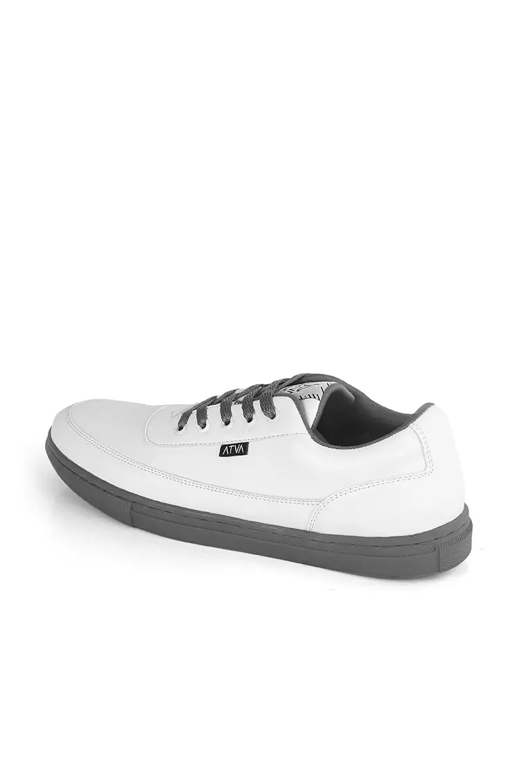 Jual Atva Sepatu Putih White Sneakers Pria Model Casual Shoes Sepatu