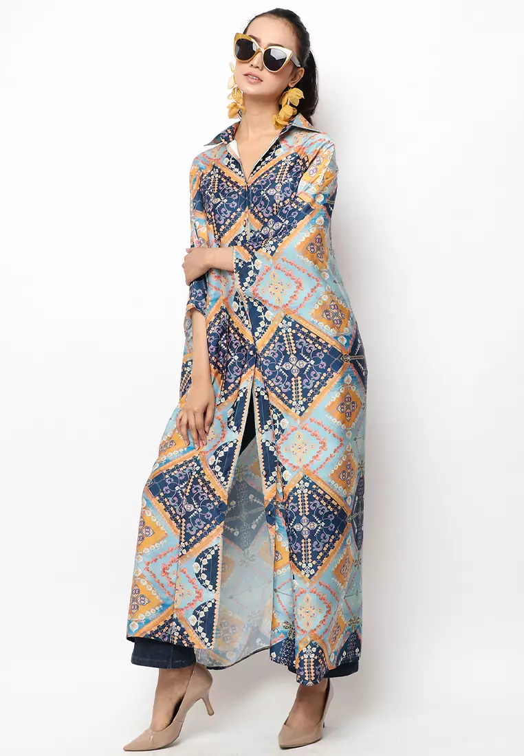 Kanzi Collared Kaftan