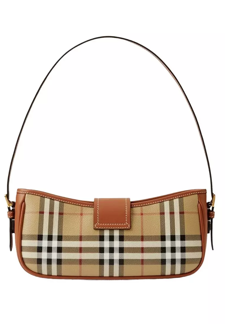 Sling Hobo Bag in Archive Beige/Briar Brown