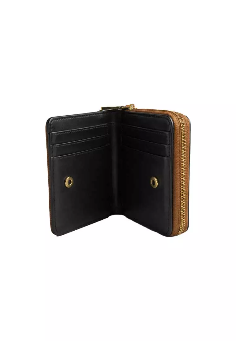 Plaza Mini Compact Wallet Cognac 4R5SMP088S01