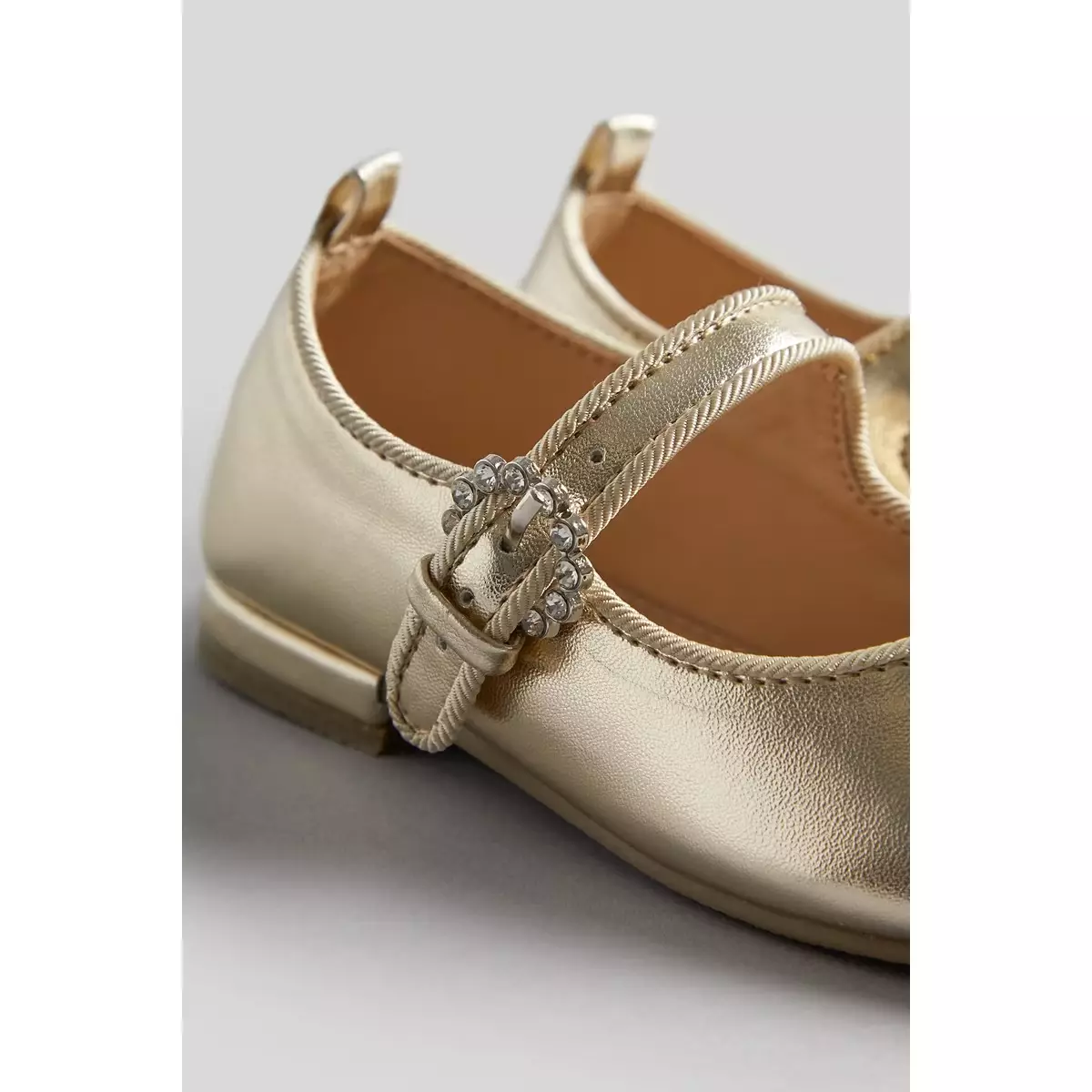 Mothercare Gold Ballerina Shoes - Sepatu Anak Perempuan (Kuning)