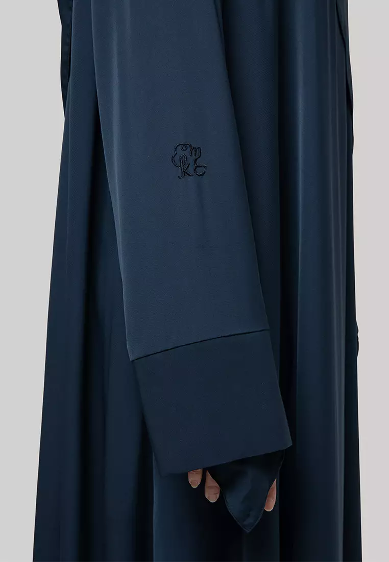 Kami Adara Layered Abaya Midnight Blue