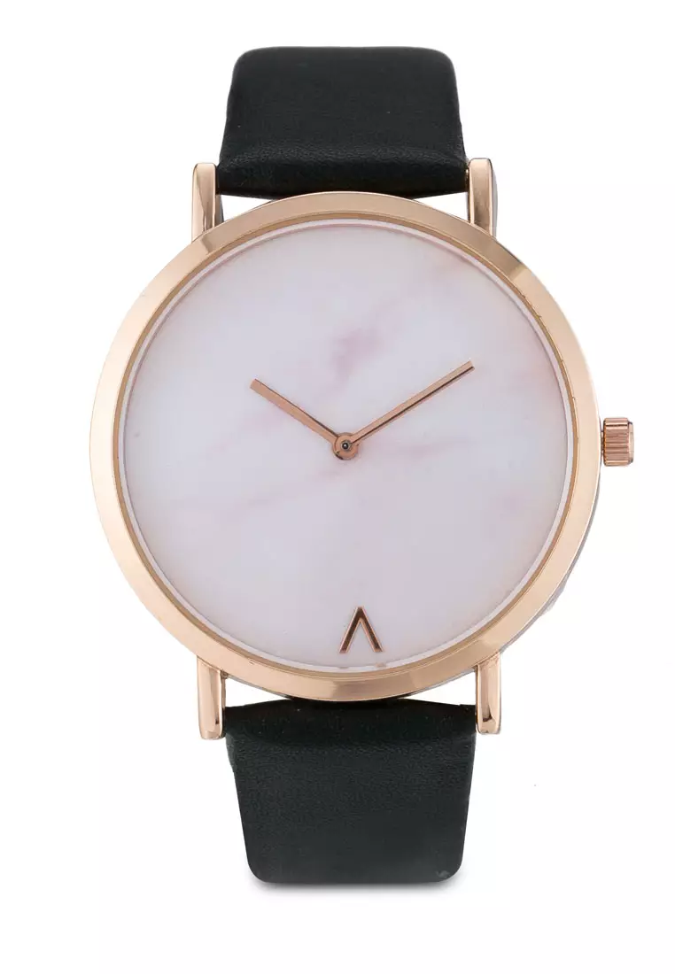 Rose gold outlet watch marble face