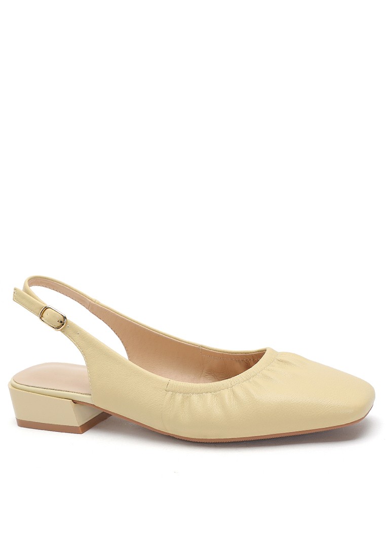 3CM Square Toe Slingback Heel 3618-9