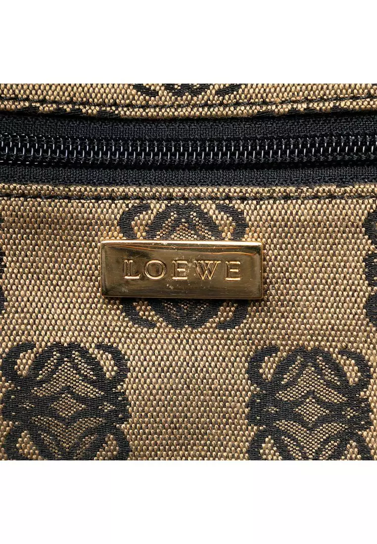 二手 Loewe Anagram 帆布托特包