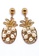 BELLE LIZ white Phoebe Pineapple Cute Earrings 08B99ACA642CB4GS_1