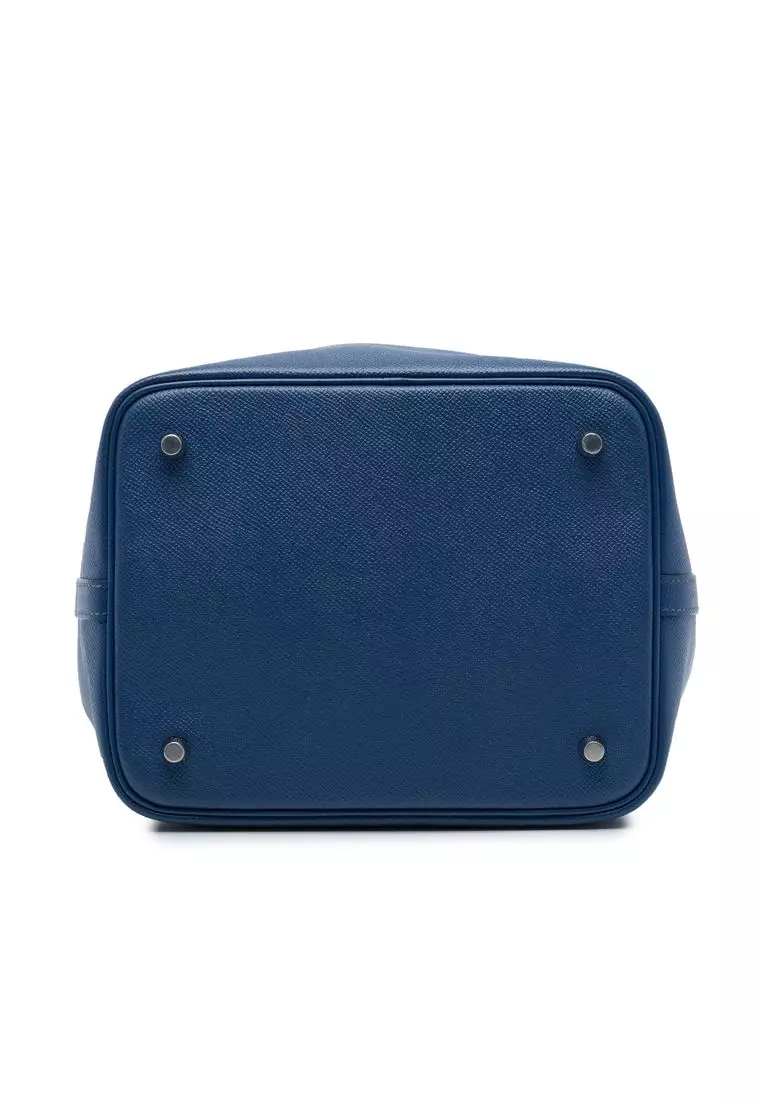 Pre-Loved Hermès Epsom Tressage Picotin Lock 22