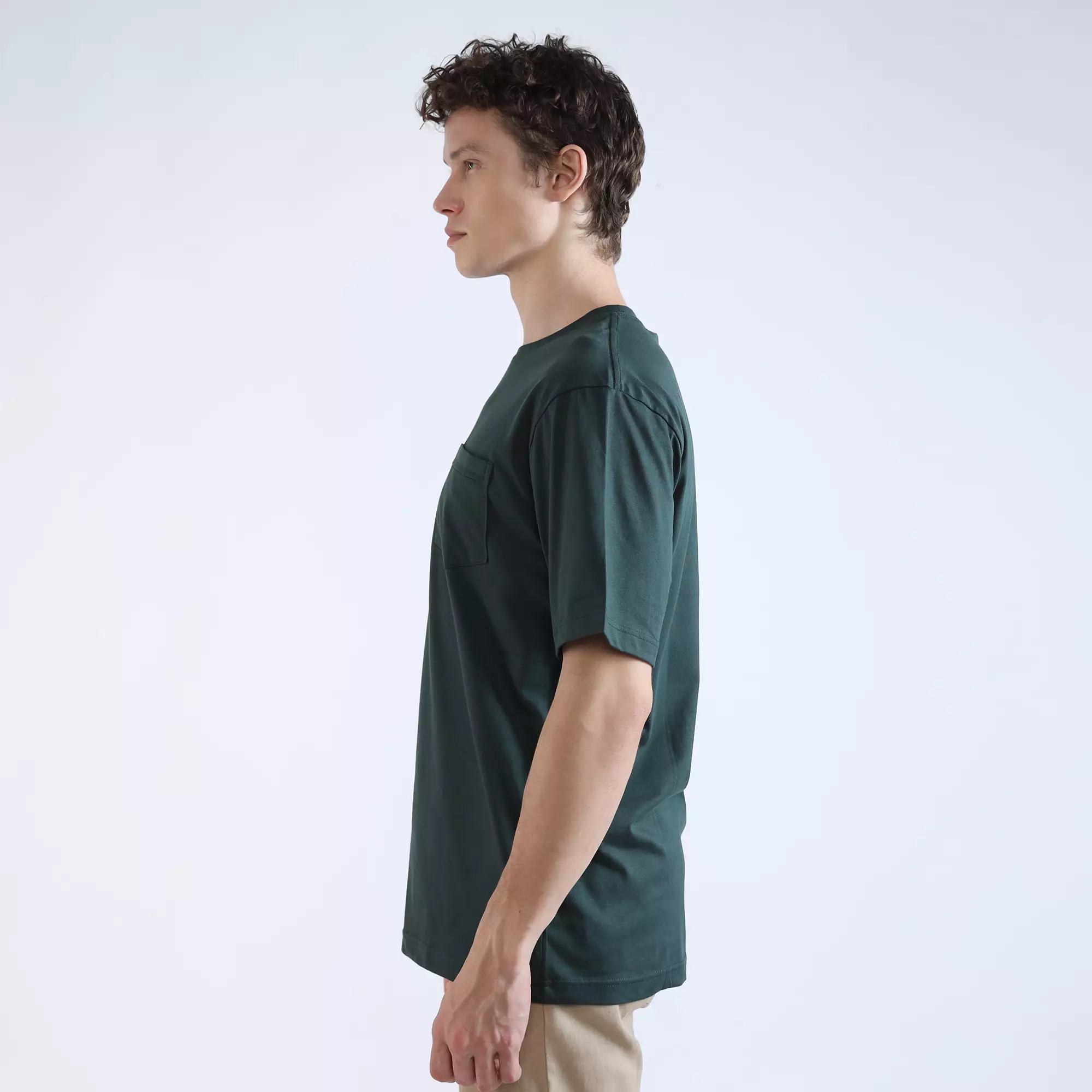 Larusso Regular Fit Premium Pocket Tee - Green Gables