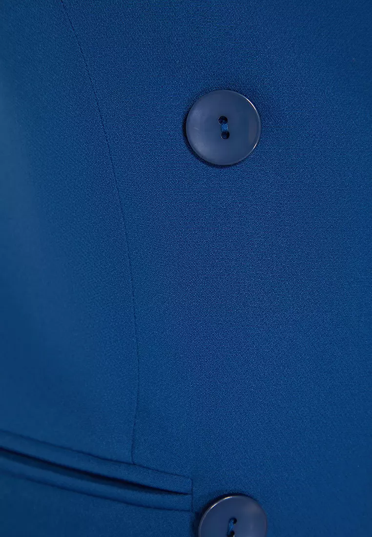 Buttoned Blazer Dress