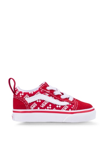 Buy Vans Old Skool Elastic Lace Logo Repeat Sneakers Online