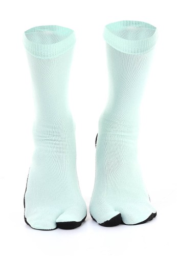 Hamlin blue Nercyla Kaos Kaki Wanita Toe Socks Two Tone Casual Footwear Material Spandex ORIGINAL - Tosca 24666AAD9DA772GS_1
