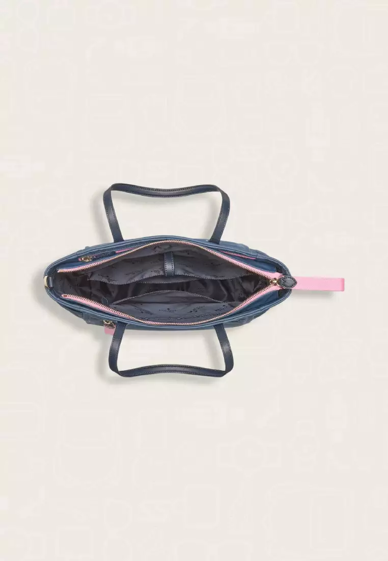 Kate Spade Chelsea Nylon Medium Satchel Bluestone