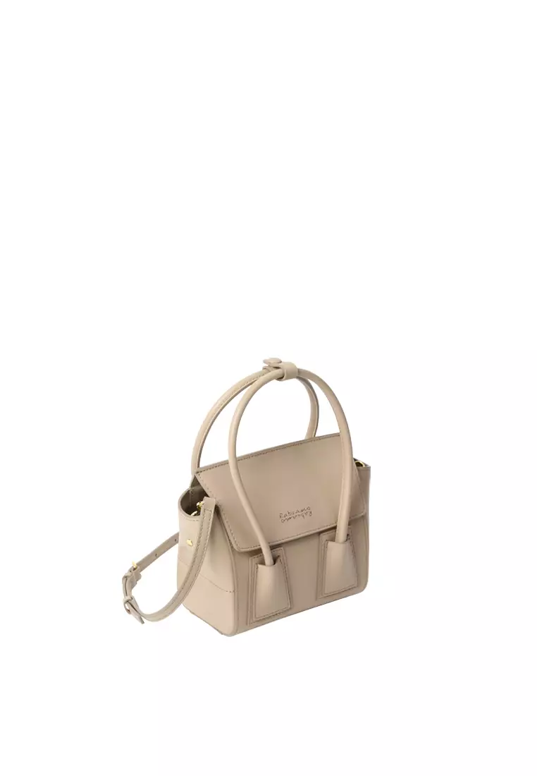 UNNI Mini Top Handle Bag - Almond