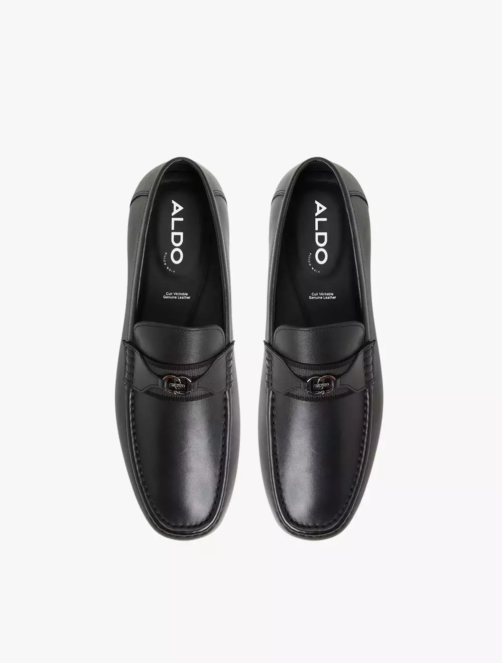 Aldo Kosta-In Men's Slip Ons - Open Black