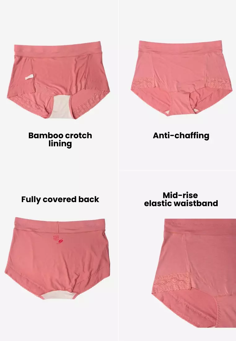 6 Pack Briella High Waisted Panties Bundle A
