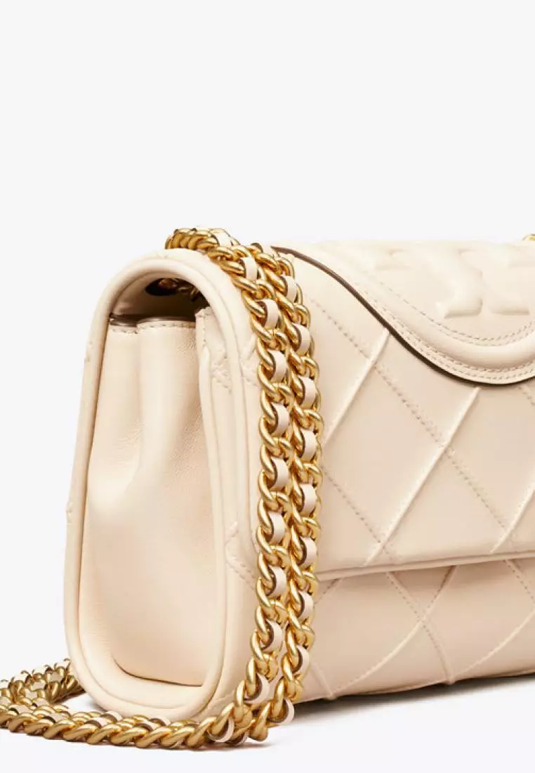 Tory Burch Small Fleming Soft Convertible Shoulder Bag New Cream