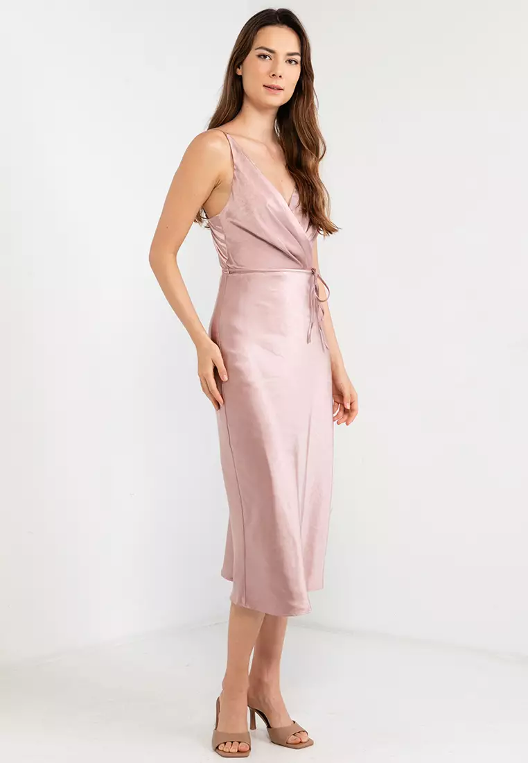 Cherish Tie-Waist Midi Dress