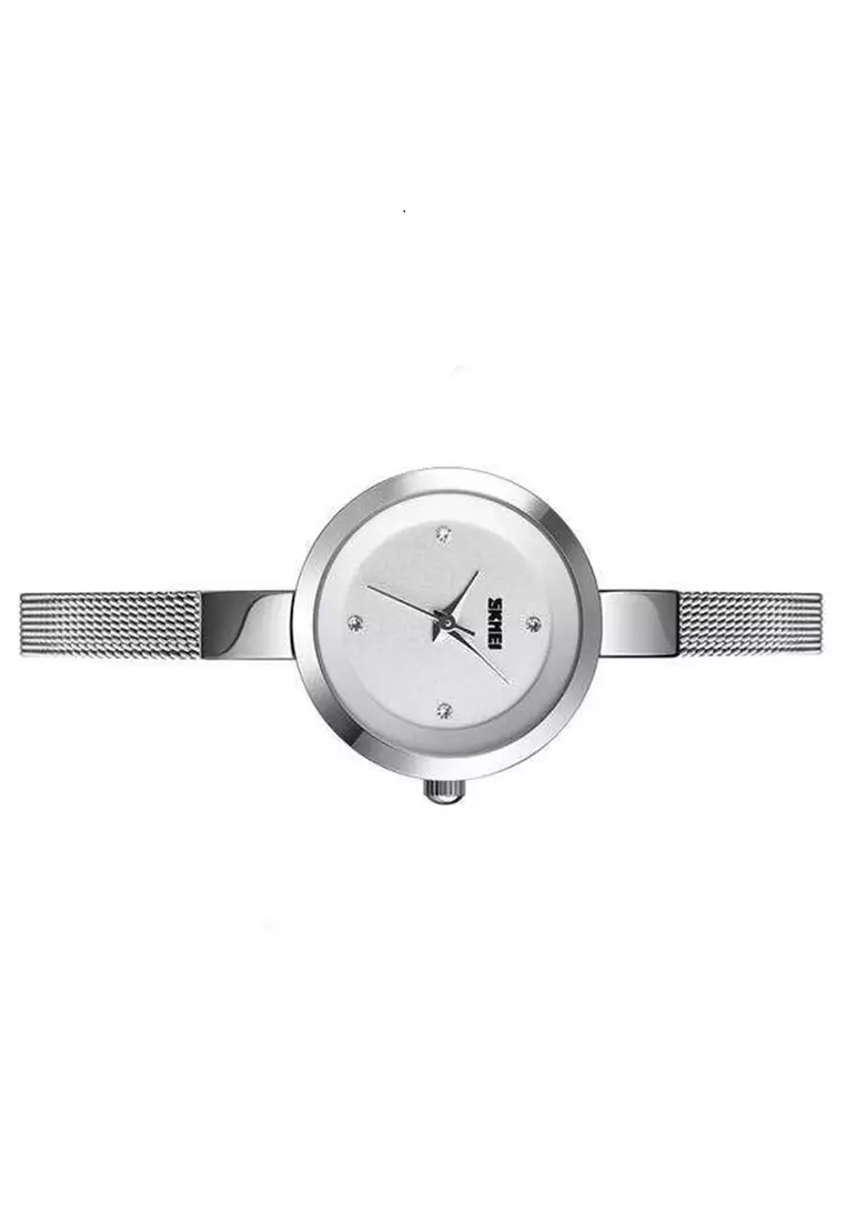 Jam Tangan Kasual Analog Wanita Waterproof 30m Strap Tali Material Stainless Steel LF67 ORIGINAL