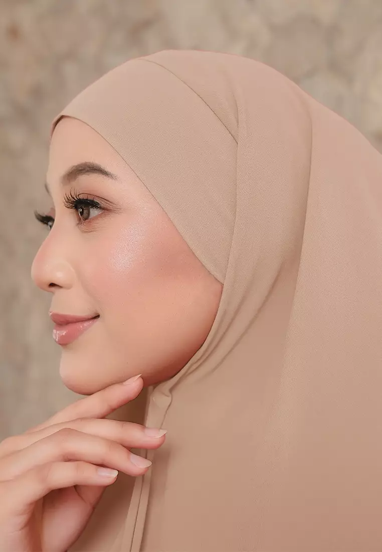 KHIBAN KHAIRA MAGNET PLUS NIQAB - PEACH CREAM