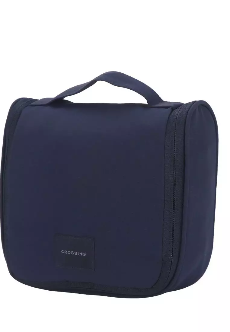 Crossing Waterproof Ripstop Nylon Hanging Toiletry Kit - Navy