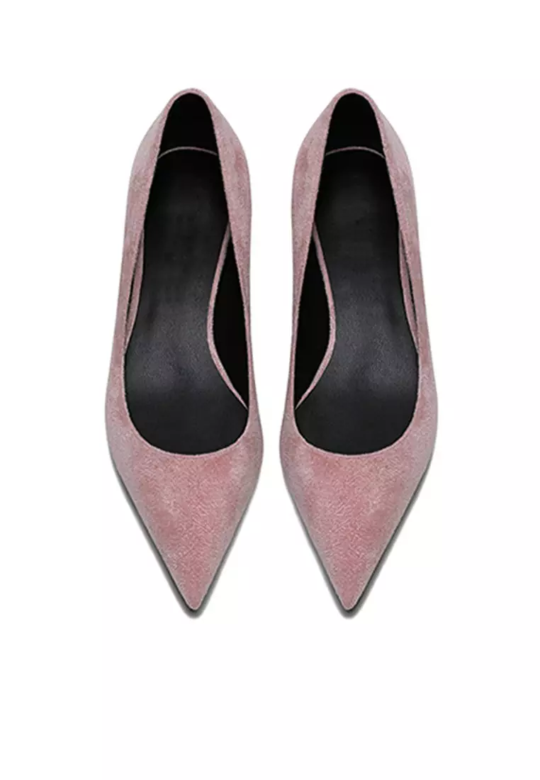 3CM Uniform Pointed High Heel Shoes HZL132