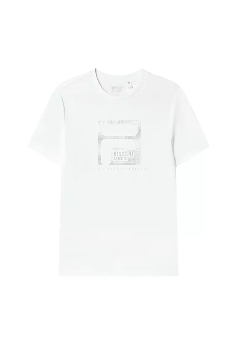 Men s FILA DISEGNI ARTISTICI F box Logo T shirt