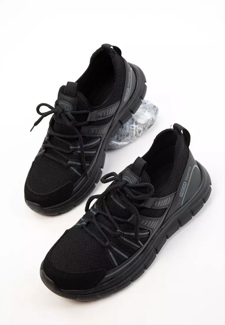 Black-Black Men's Sneaker 20746