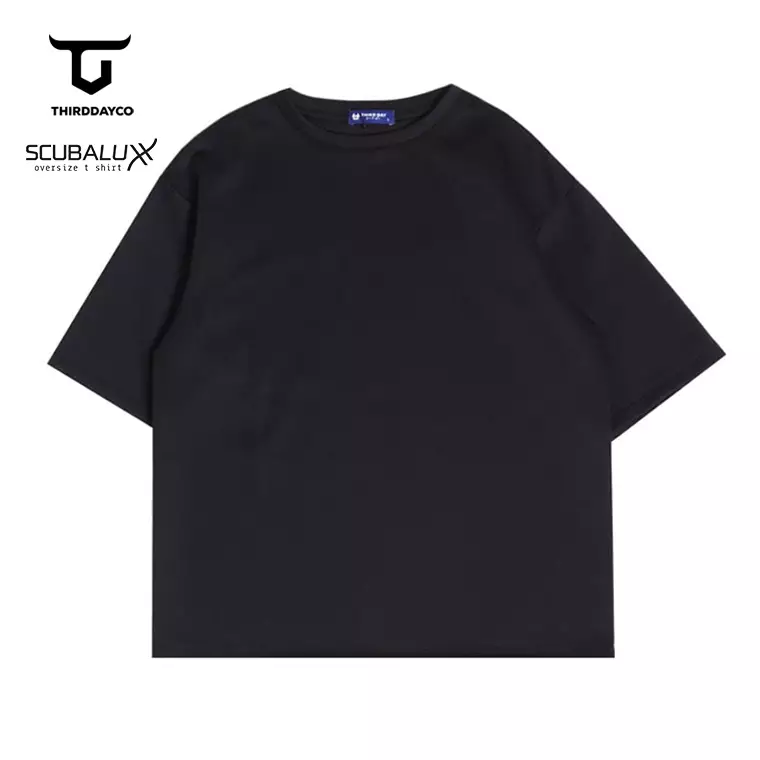 THIRDDAY Kaos Oversize Gym ScubaLux "anti social when lifting" hitam MTY83