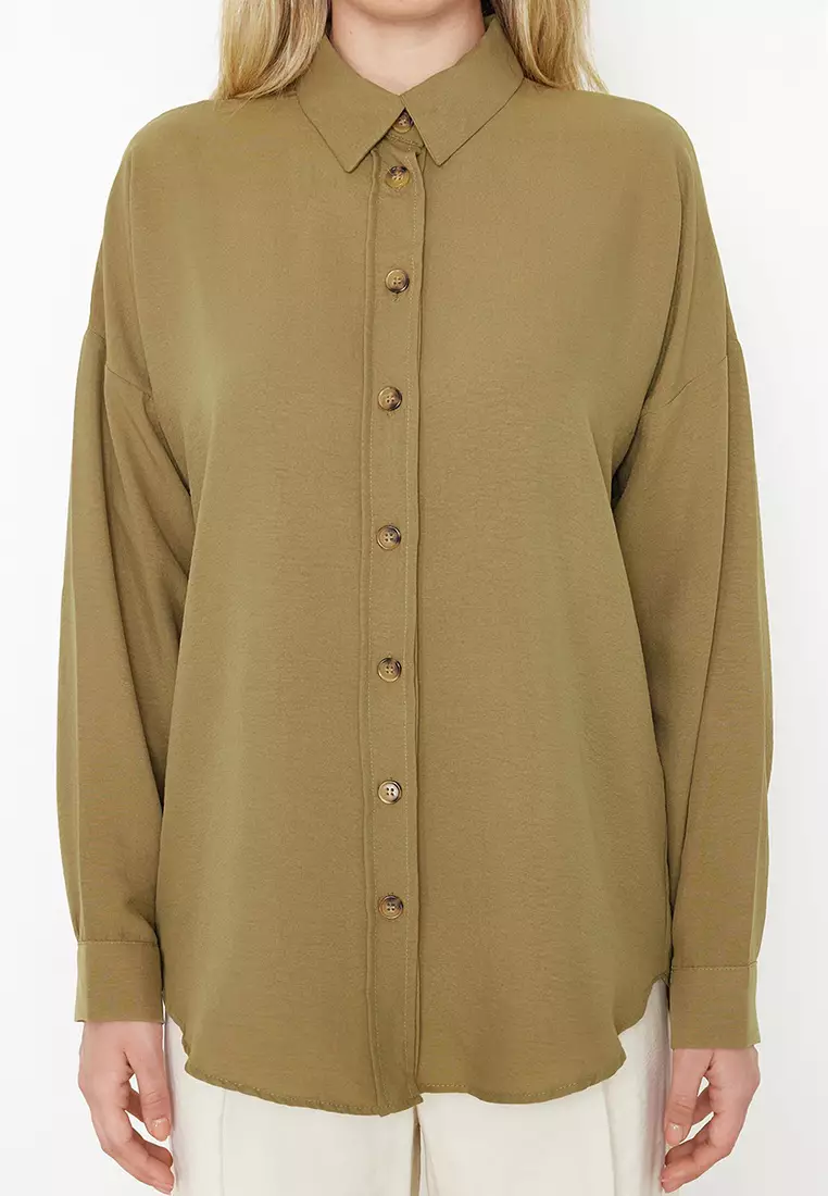 Long Sleeves Collared Shirt