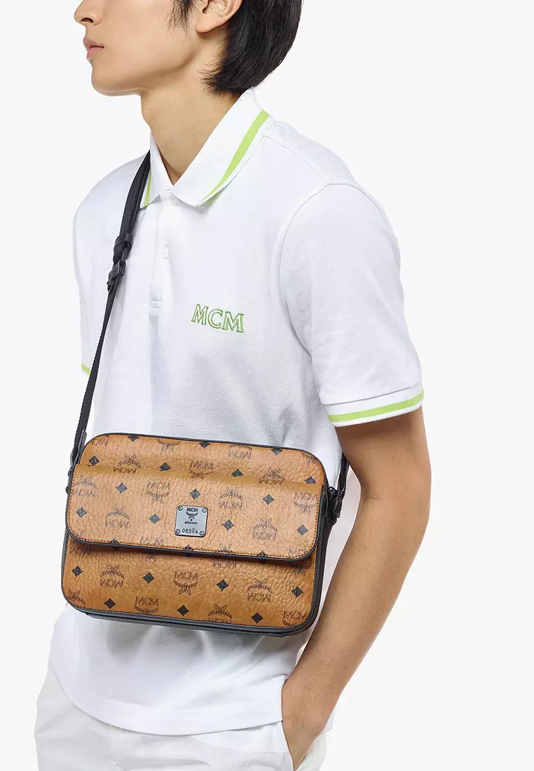 Mcm mens hot sale messenger bag