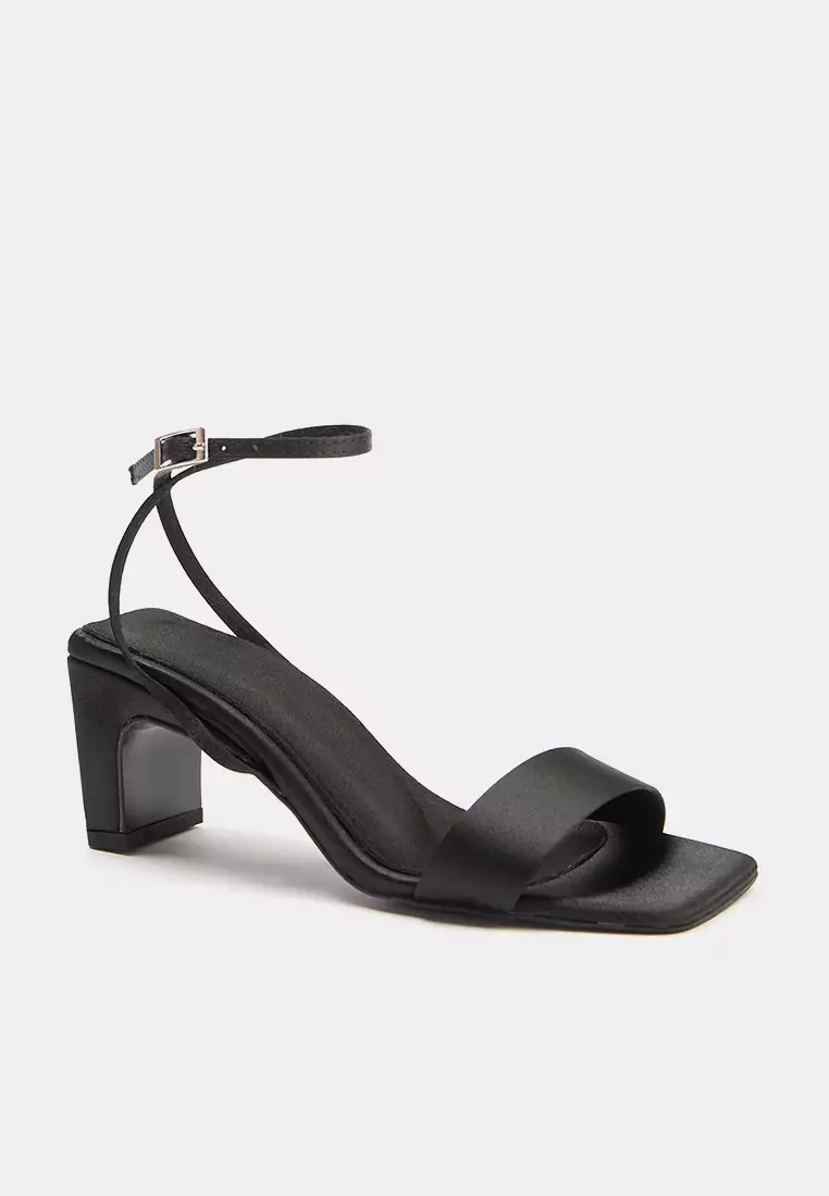 Ankle Strap Block Heels