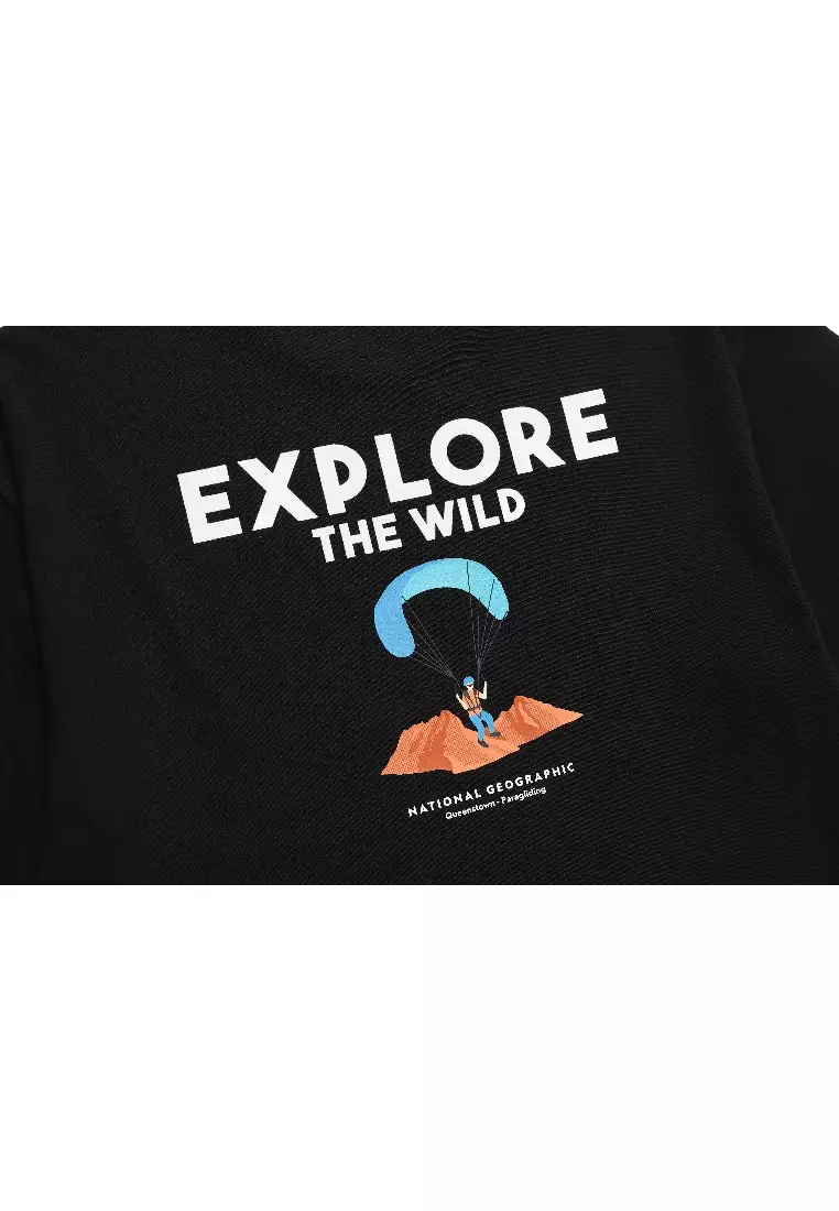National Geographic Unisex EXPLORE Graphic Short Sleeve Tee