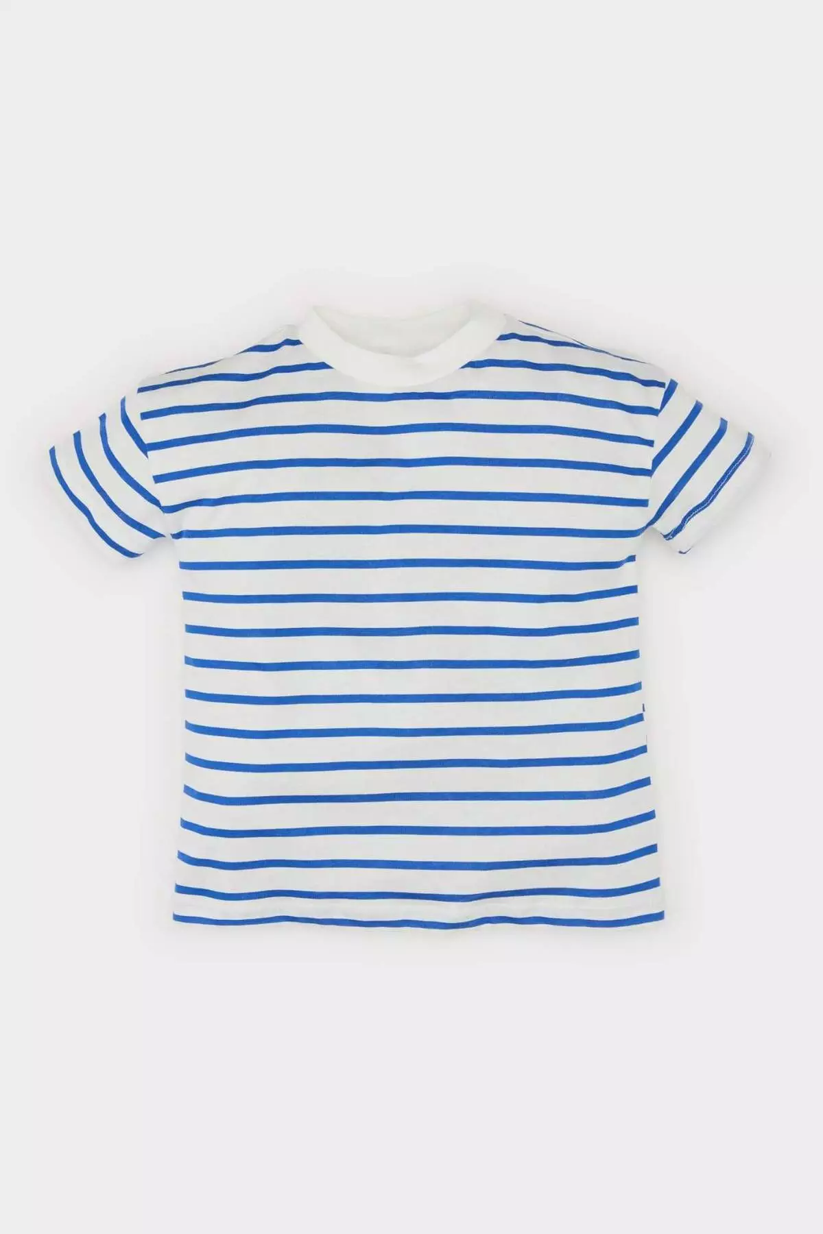 Baby Boy Crew Neck Striped Short Sleeve T-Shirt E6740A525Sm
