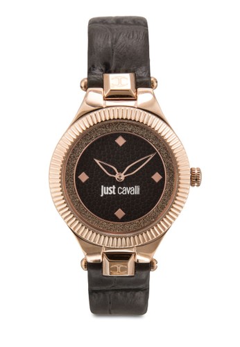 R7251215501 Just Indie 閃飾皮革esprit 衣服手錶, 錶類, 飾品配件